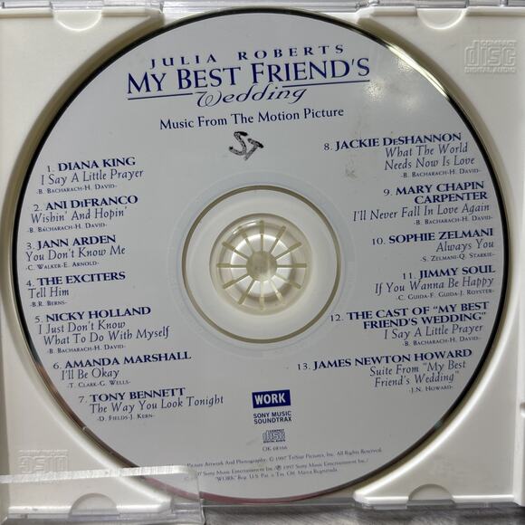 My Best Friend’s Wedding Soundtrack CD 1997 Julia Roberts Diana King - Picture 4 of 5